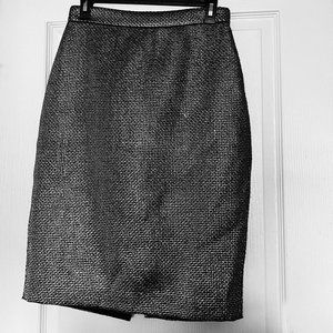 NWT Banana Republic Gry/Blk Skirt Size 4